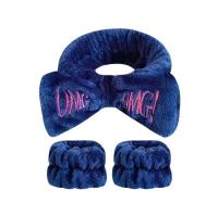 Women Coral Fleece Elastic Hair Bands