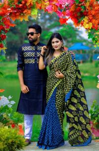 কাপল ড্রেস Couple Saree Sets