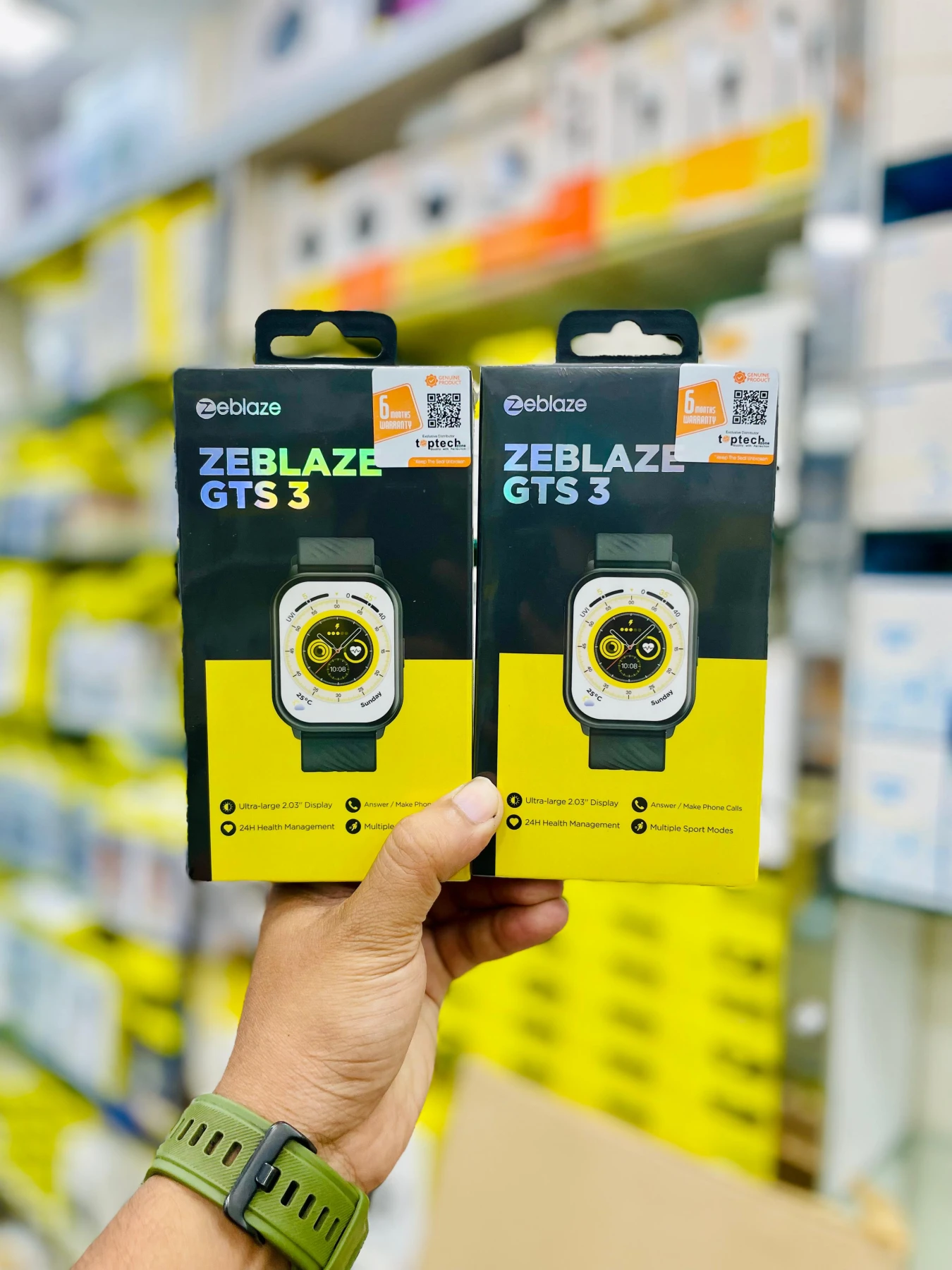 Zeblaze GTS 3 Calling Smartwatch (Black)