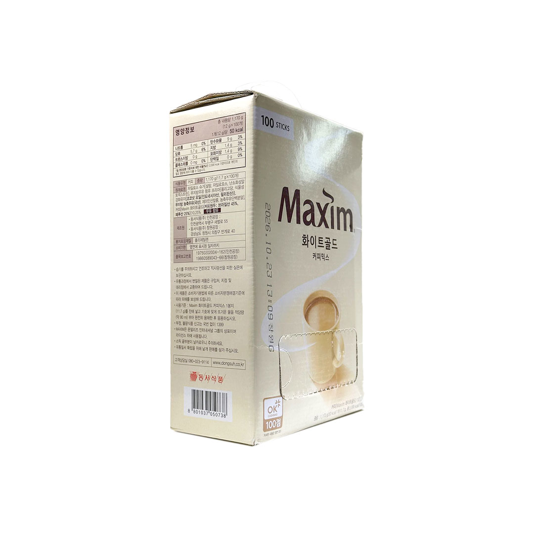 Maxim Maxim White Gold Coffee Mix 100 Sticks