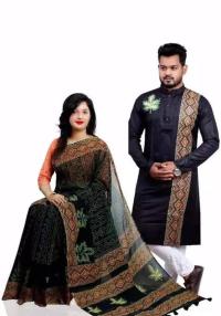 কাপল ড্রেস Couple Saree Sets