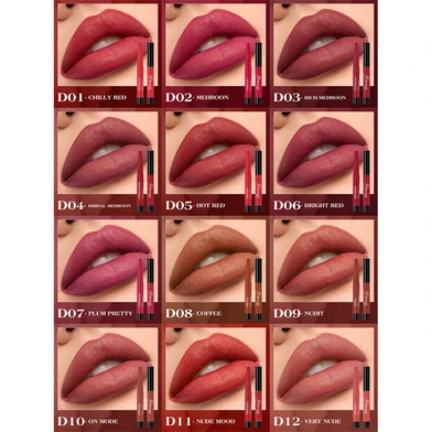 Debonair Colour Color Stay Non-Transfer Lipstick (chili red))