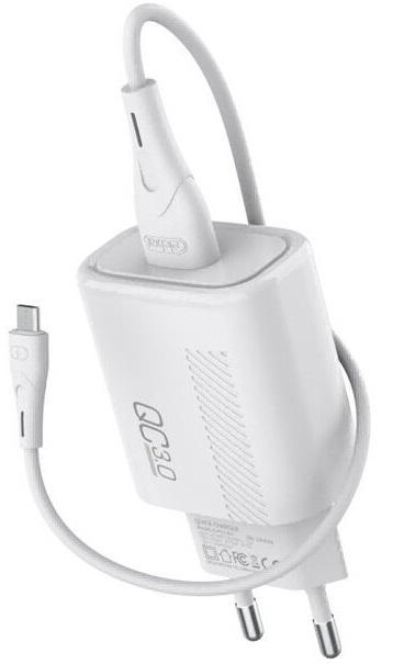 Yison C-H11-EU 18W Fast Charging Adapter with Micro USB Cable - White