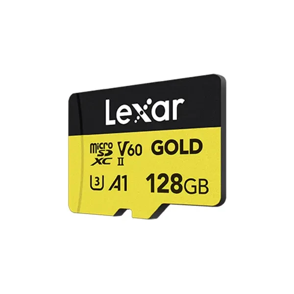 Lexar Professional GOLD MicroSDXC UHS-II Card – 128GB