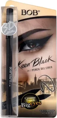BoB Keen Black 24H Pencil Gel Eyeliner / Kajal