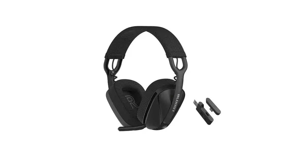 A4tech Bloody GR280 Bluetooth Wireless & Wired Noise Cancelling Gaming Headphone - Black