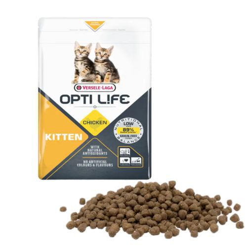 Versele-laga Opti Life Kitten Food in Chicken for Cats 1Kg