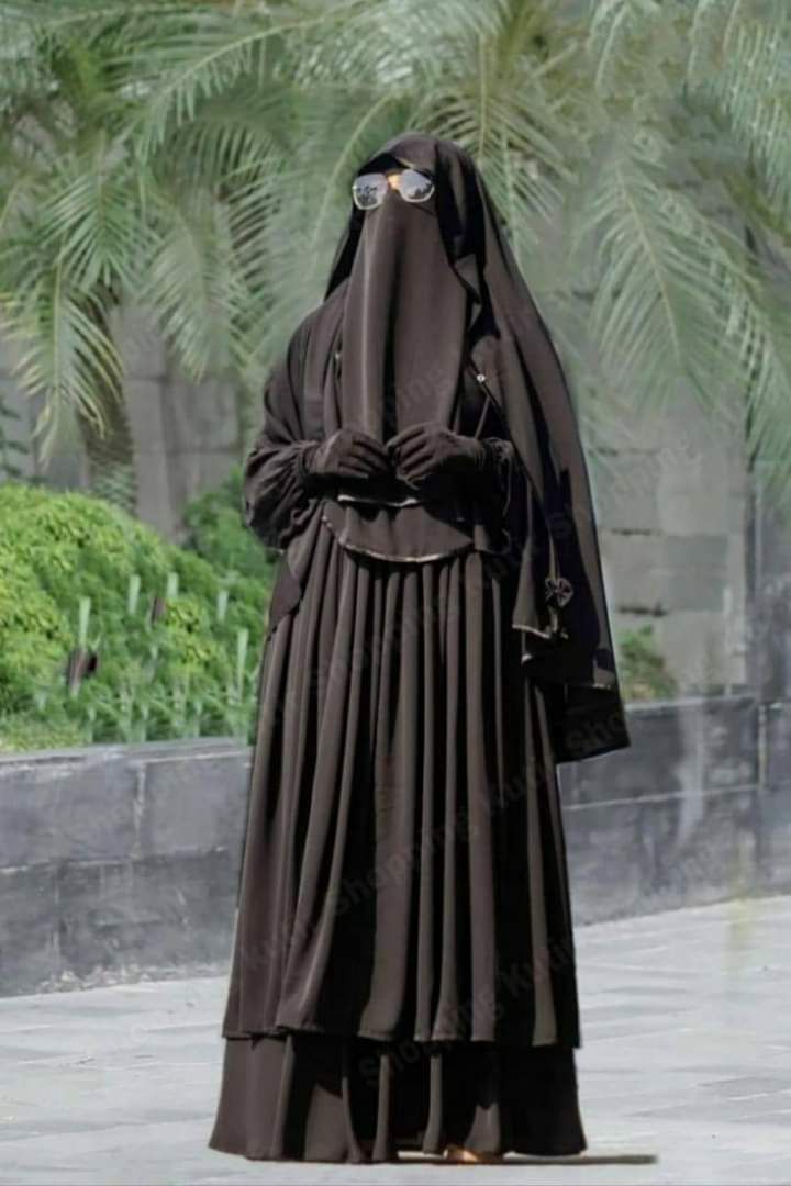 সামিয়া বোরকা সেট হিজাব নিকাবসহ