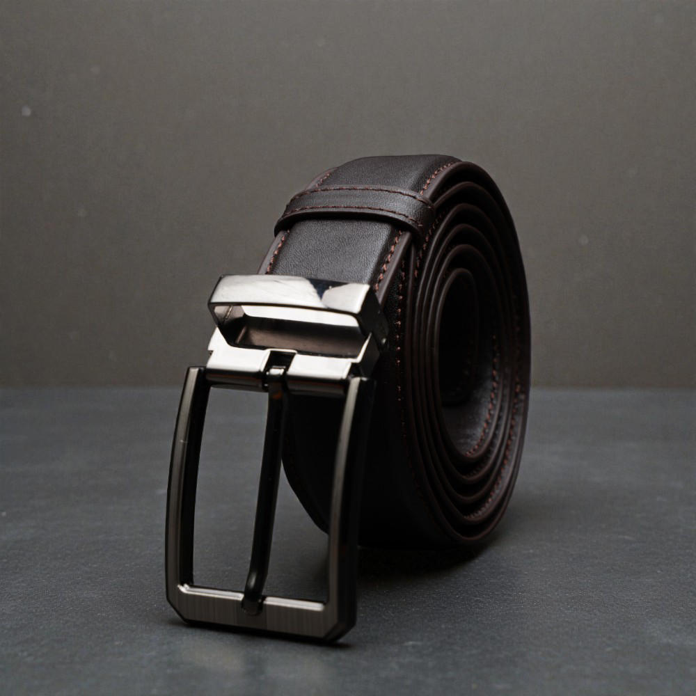 Zays Handcrafted Leather Belt for Men - Full-Grain Cowhide Adjustable Fit Stylish and Long-Lasting Designed for Office Traditional and Casual Use - Sweat-Resistant Anti-Crack Build Ideal for Daily Wea