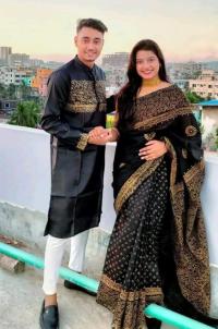 কাপল ড্রেস Couple Saree Sets