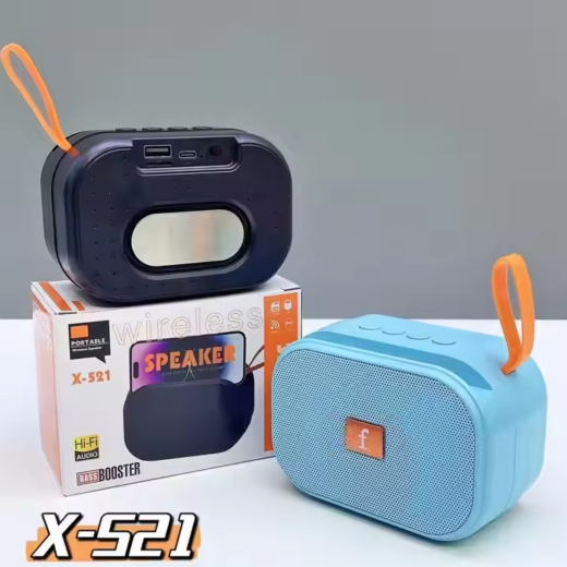 X-521 Bluetooth, USB, SD Card & FM Radio Supported Hi-Fi Audio Extra Bass Speaker