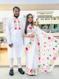 কাপল ড্রেস Couple Saree Sets