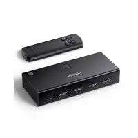 Ugreen CM598 (15376) 4k 60Hz 3 In 1 Out HDMI Splitter