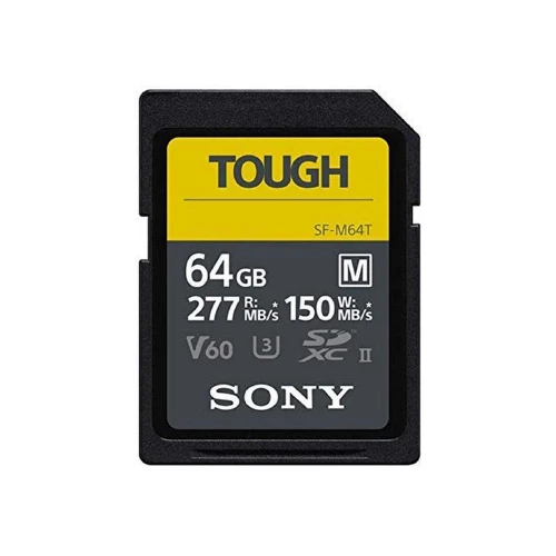 Sony 64GB SF-M 277MBPS Tough Series UHS-II SDXC Memory Card