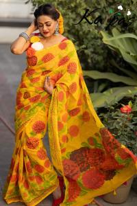 Half silk sharee