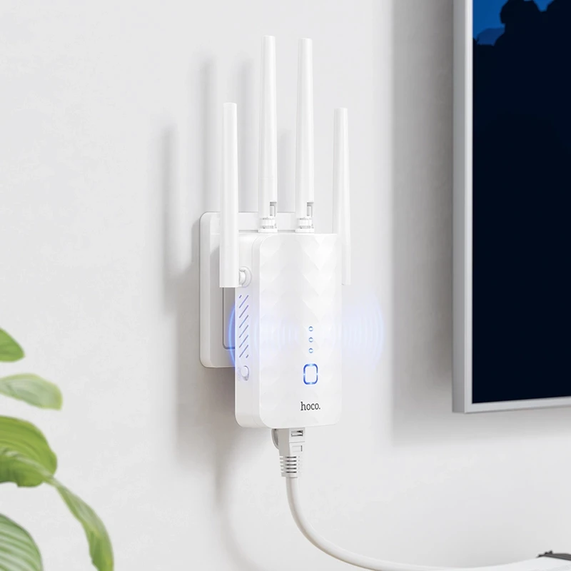 Hoco HI35 Wifi Repeater | WLAN/LAN Port (10/100Mbps)