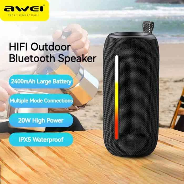 Awei Y788 LED Flashing Soundbar Bluetooth Speaker (Six Month Warrenty )