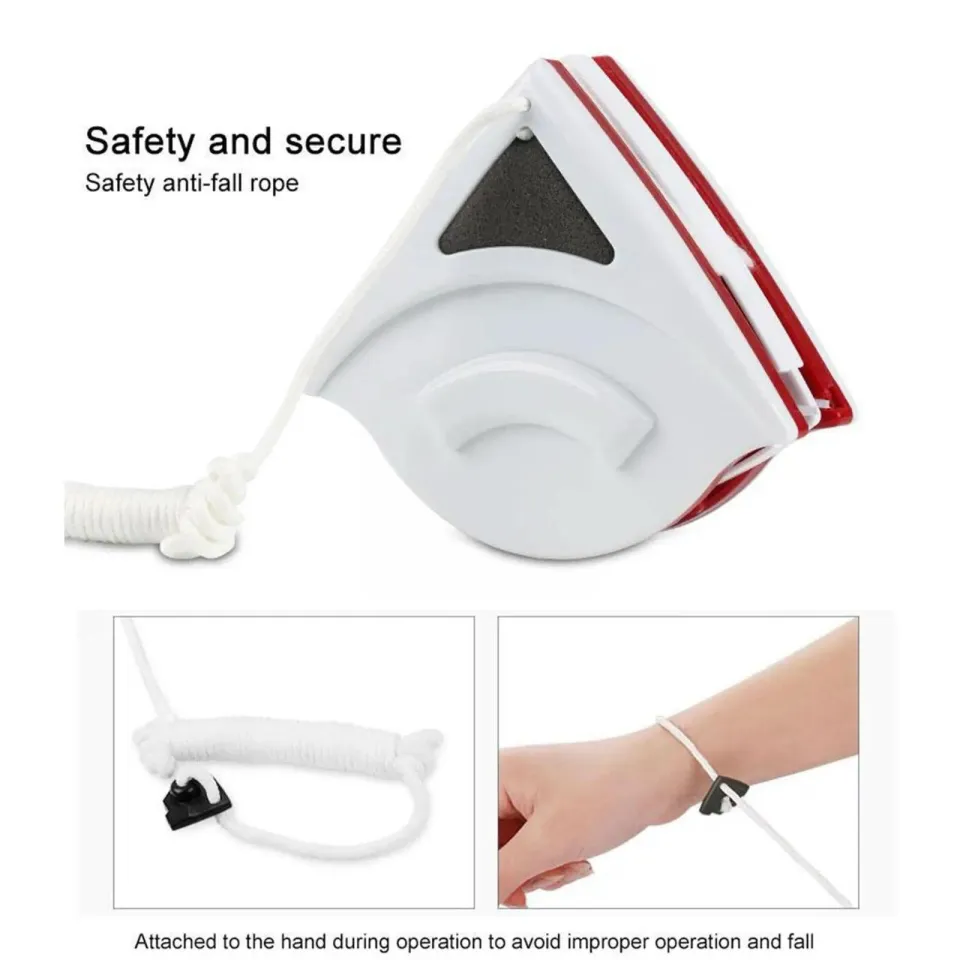 Double Sided Magnetic Window Cleaner Best for High-Rise Home Glass Windows Brush Wiper Cleaning Tools