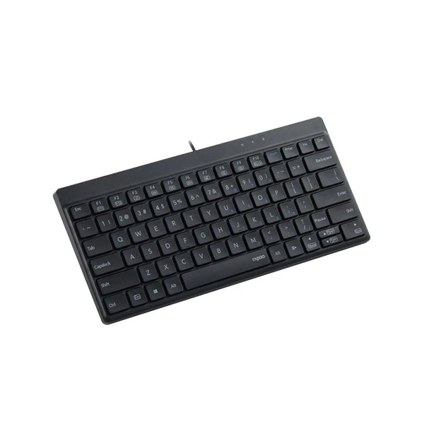 Rapoo NK8000 USB Wired Compact Keyboard – Black