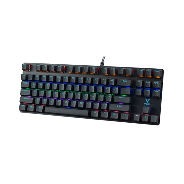 Rapoo V500 Pro 87 Backlit Mechanical Gaming Keyboard – Black