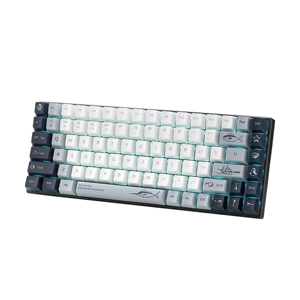 Rapoo MT510PRO Multi-Mode Mechanical Backlit Keyboard – White Blue