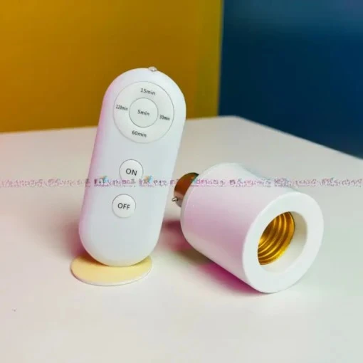 Remote Control E27 Lamp Holder with Auto Timer