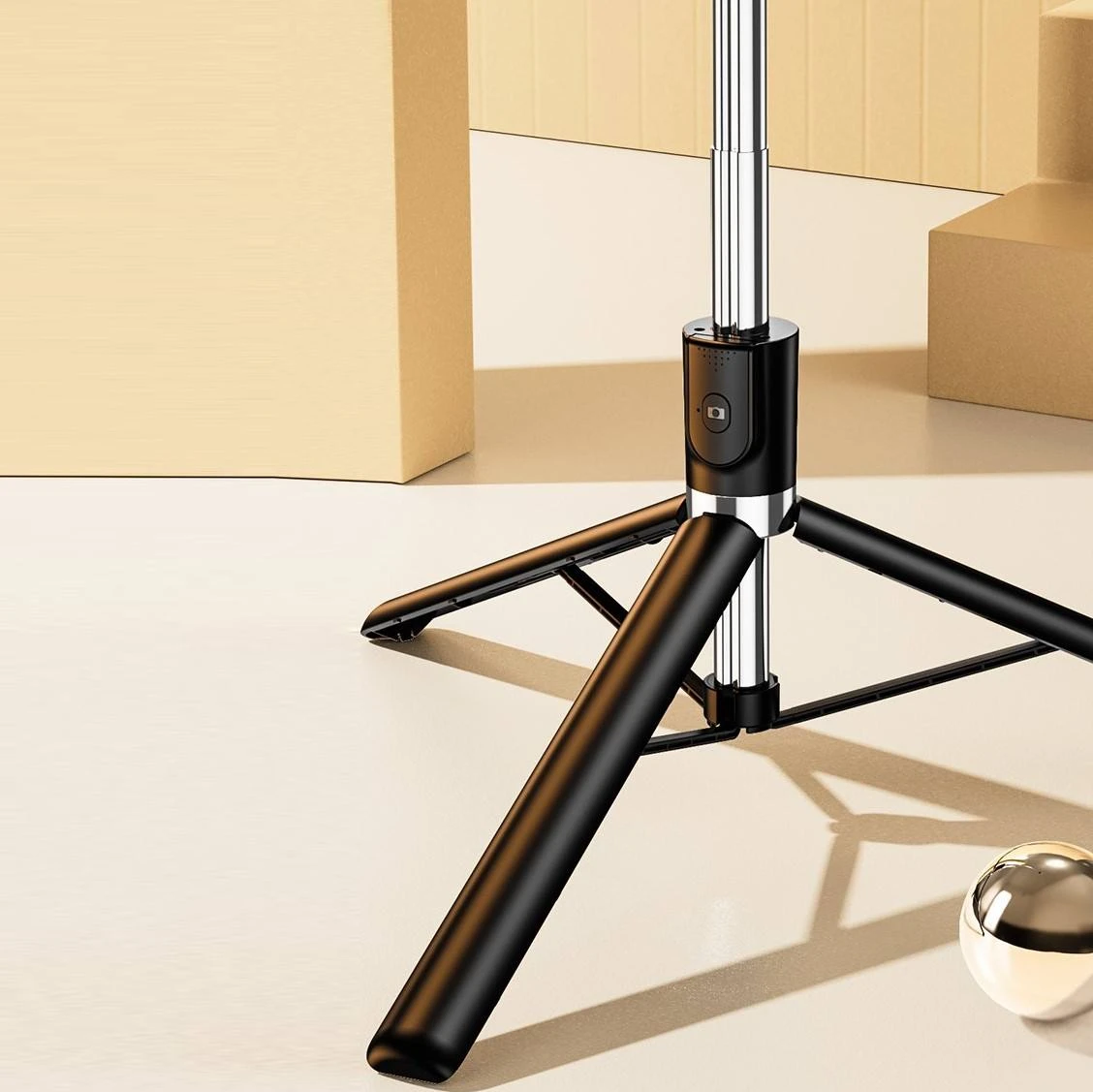 R1L 3-In-1 Wireless Bluetooth Remote Selfie Stick With Tripod