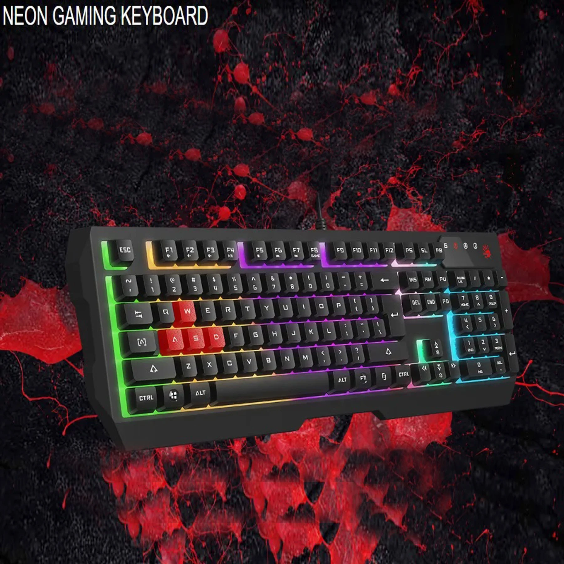 A4Tech Bloody B135N Neon Gaming Keyboard