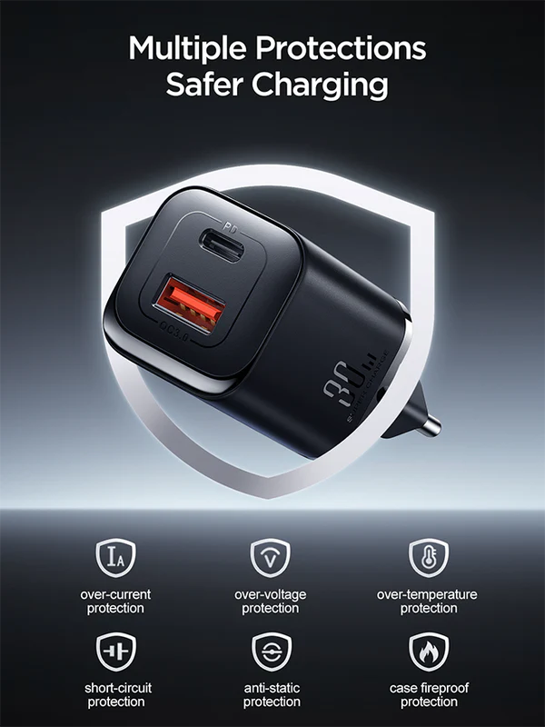 JOYROOM JR-TCF08 Speed Series PD 30W Dual-Port (A+C) Charger