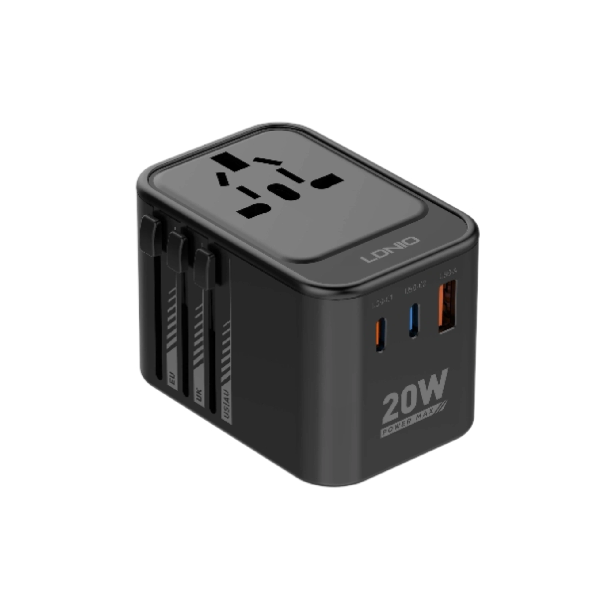 LDNIO Z9 20W GaN Universal Travel Adapter