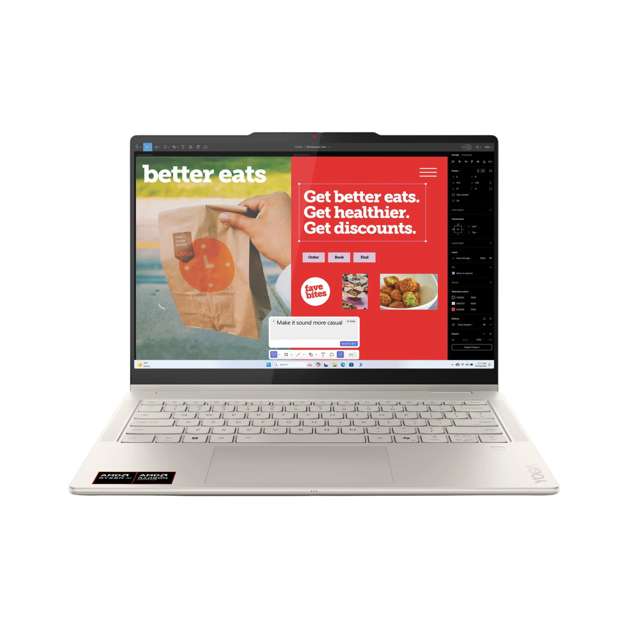 Lenovo Yoga 7 14AKP10 Ryzen AI 5 340 16GB RAM 512GB SSD 14" OLED 2-in-1 Laptop