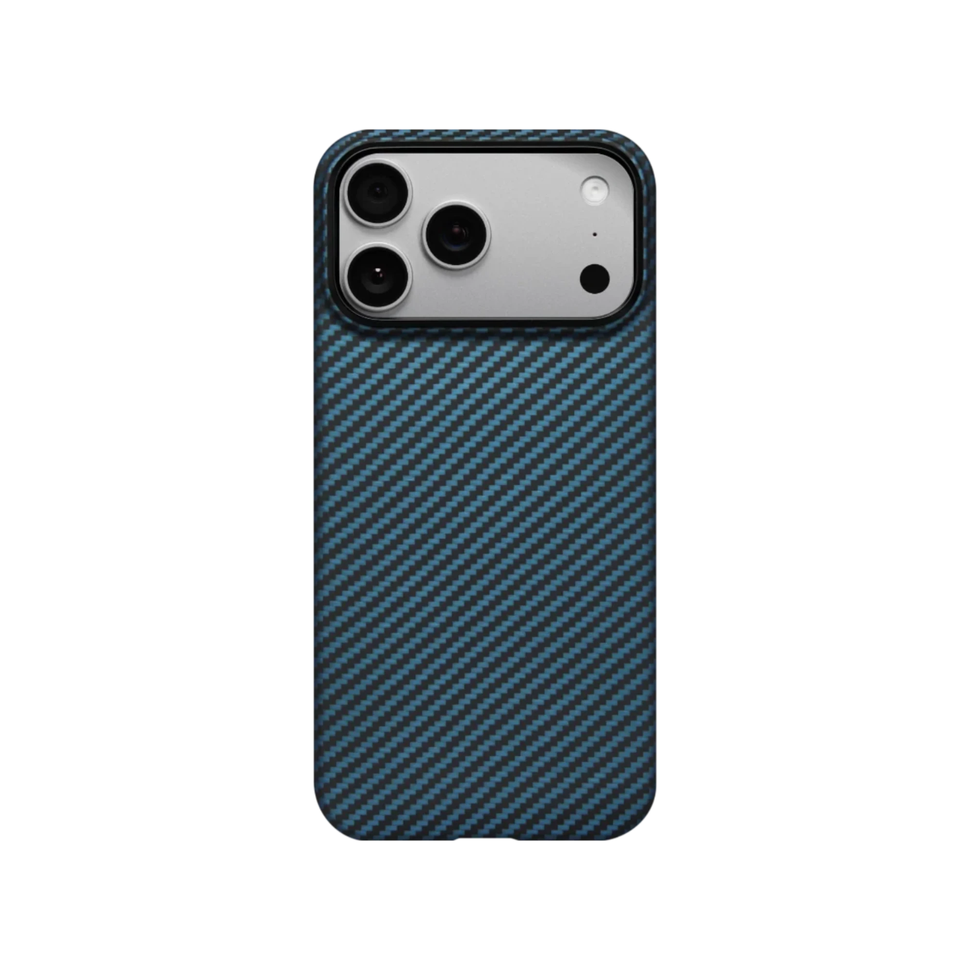 PITAKA Black/Blue Twill Ultra-Slim Case for iPhone 17 Pro/Max