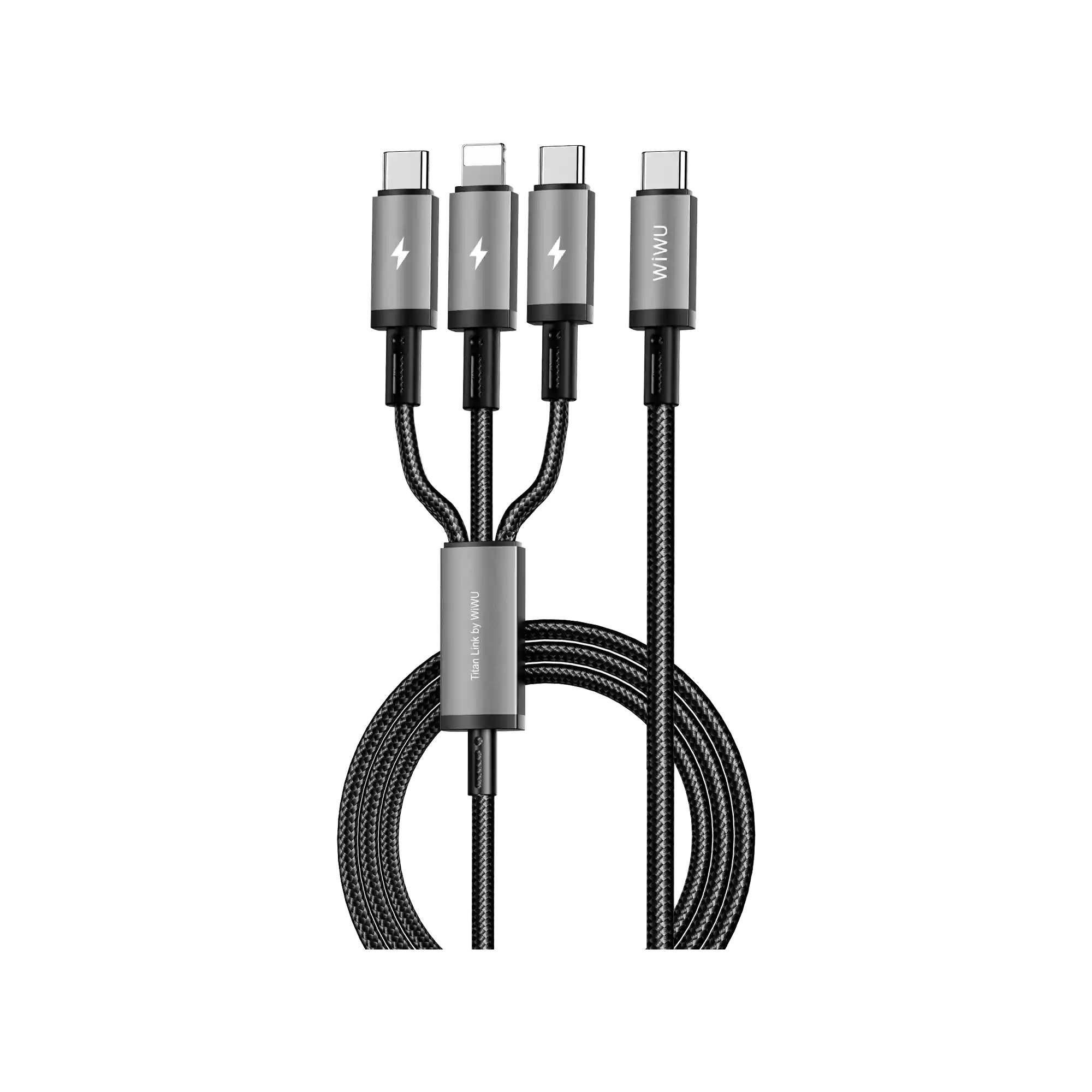 WiWU Titanlink 3 in 1 66W Charging Cable Wi-C060