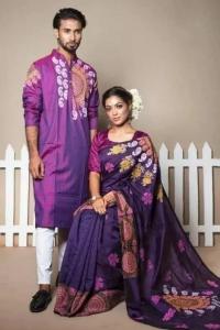 কাপল ড্রেস Couple Saree Sets