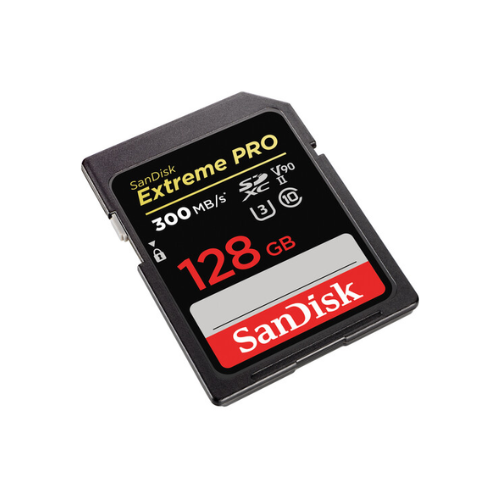 SanDisk 128GB 300MBPS Extreme PRO UHS II SDXC Memory Card