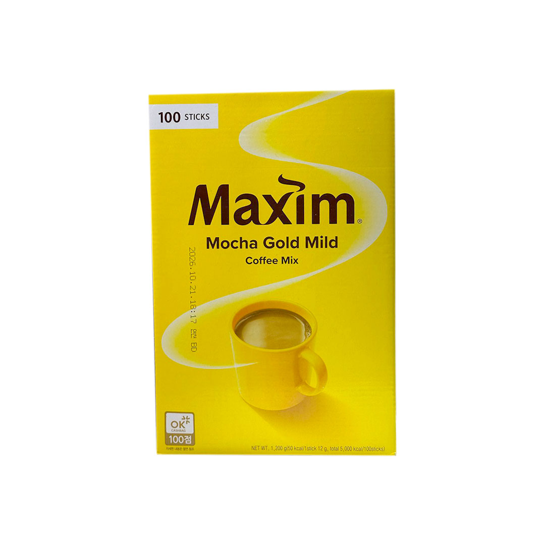 Maxim Mocha Gold Mild Black Coffee 50 pcs Stick