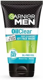 Garnier Men Oil Clear Deep Cleansing Icy Face Wash 50gm | India