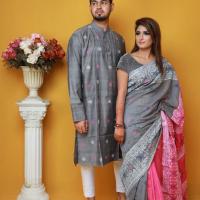 কাপল ড্রেস Couple Saree Sets