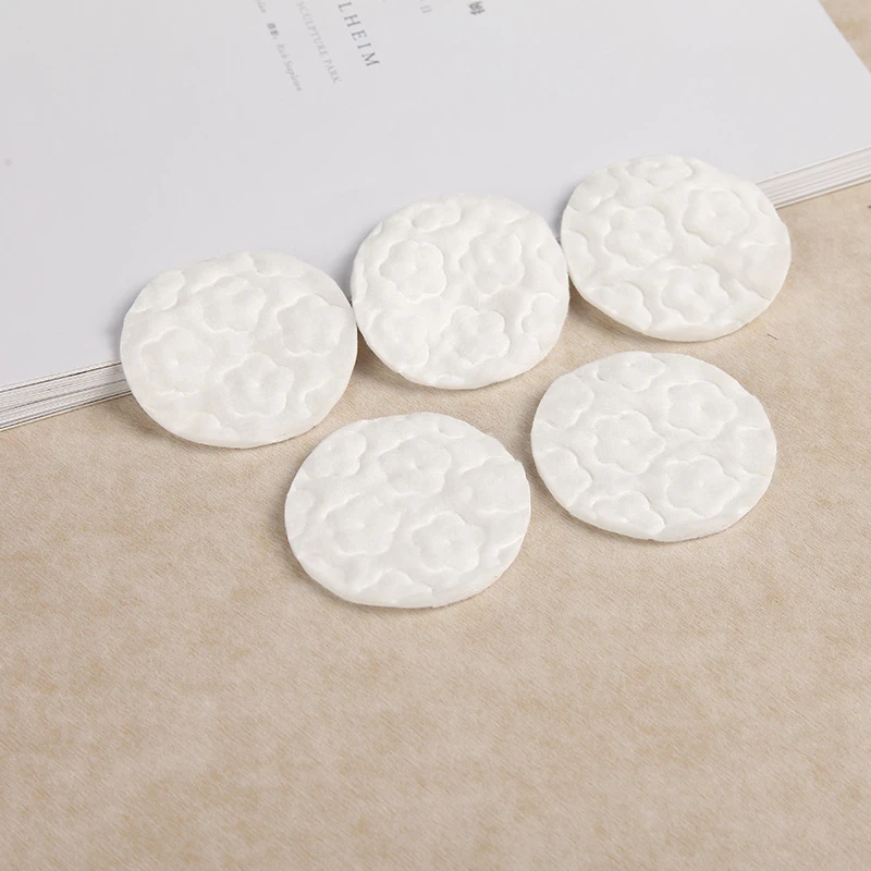100pcs Round White Makeup Remover Cotton Pads