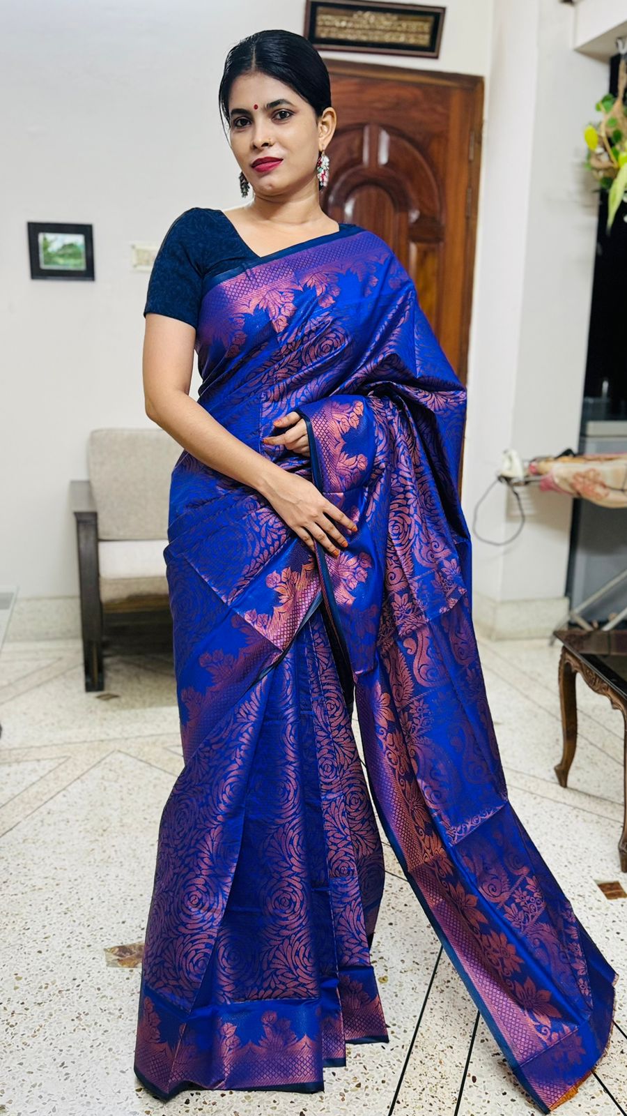সিল্ক কাতান শাড়ি