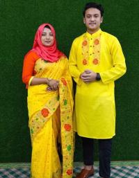 কাপল ড্রেস Couple Saree Sets
