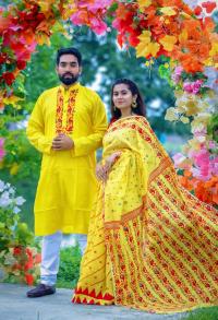 কাপল ড্রেস Couple Saree Sets