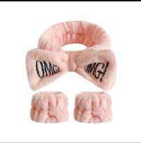 Women Coral Fleece Elastic Hair Bands