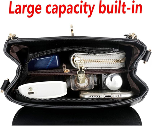 Men's Pu Leather Shoulder Bag (Black shape)