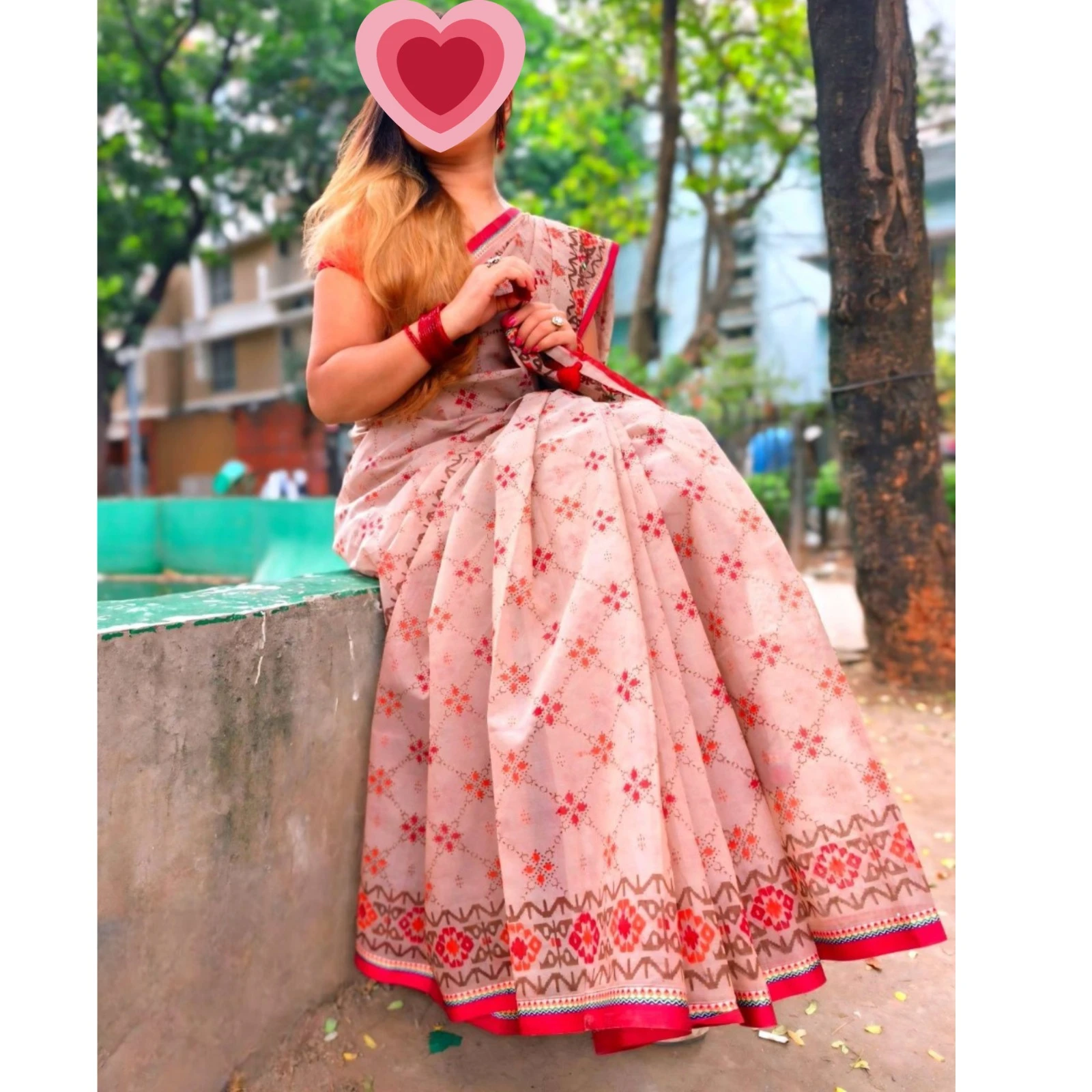Half Silk Butik Saree