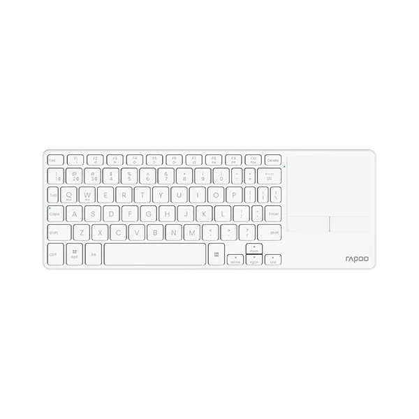 Rapoo E900T Portable Wireless Keyboard with Touchpad – White