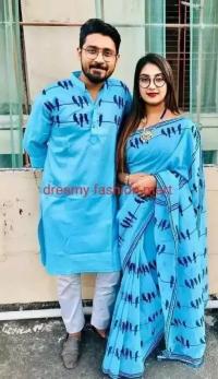 কাপল ড্রেস Couple Saree Sets