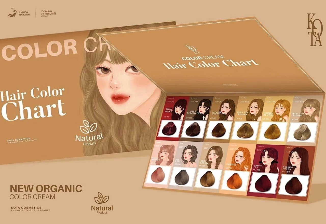 KOTA Hair Color Cream 100g | All Color Available