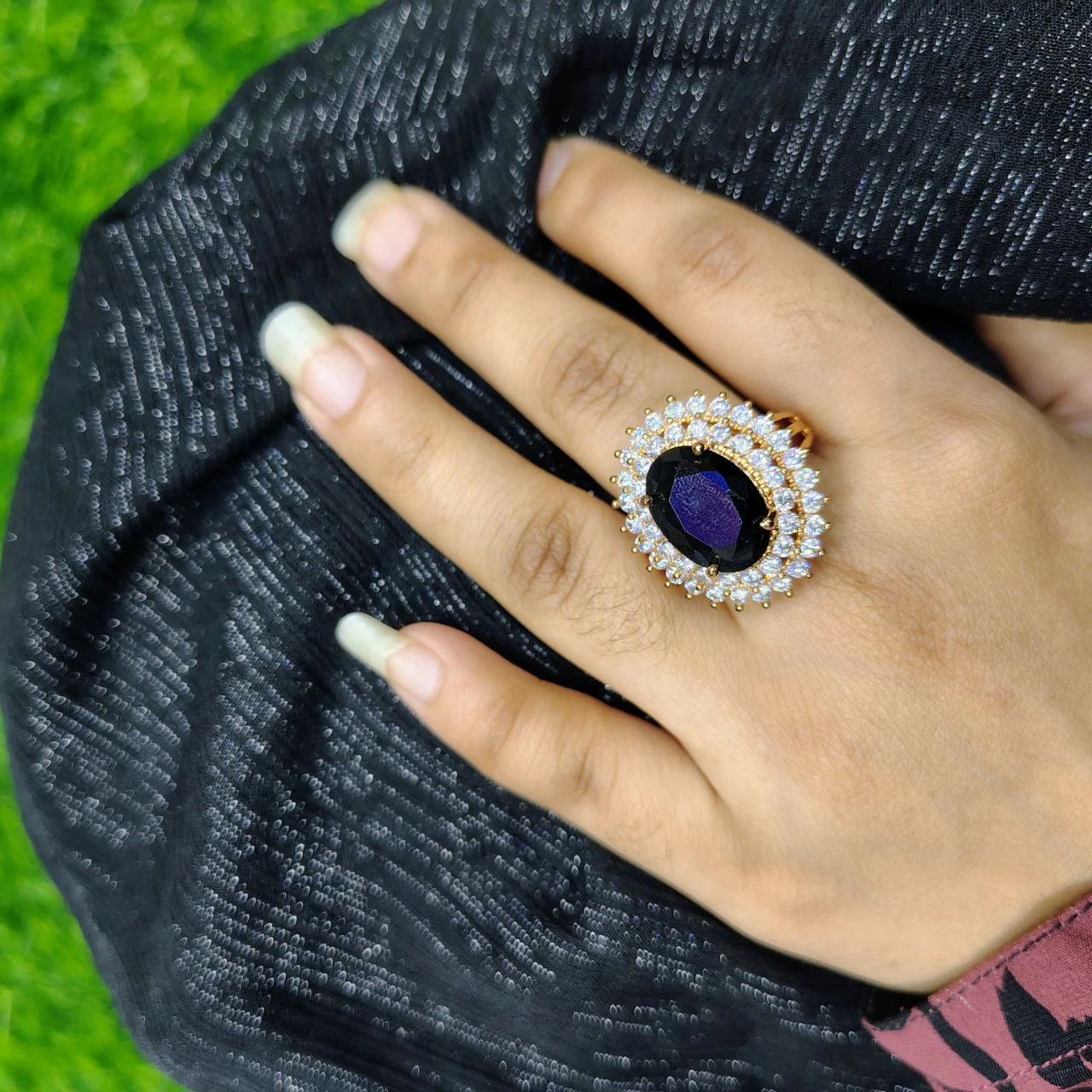 Emerald Royal Crown Ring