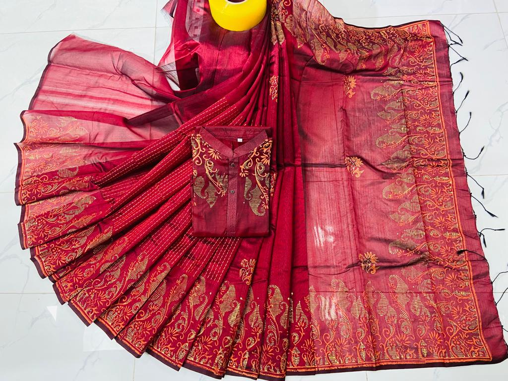 কাপল ড্রেস Couple Saree Sets